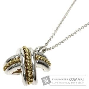 Tiffany Signature Necklace Silver Yellow Gold Co